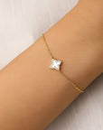 Personalized Lucky Blossom Breast Milk Bracelet