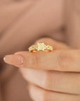 Handcrafted Gold Footprint Ring – Cherish Your Memories