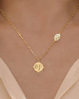 Solid Gold Footprint Necklace - A Timeless Memorial Keepsake