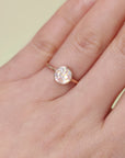 Love’s Embrace: Elegant Ashes Ring