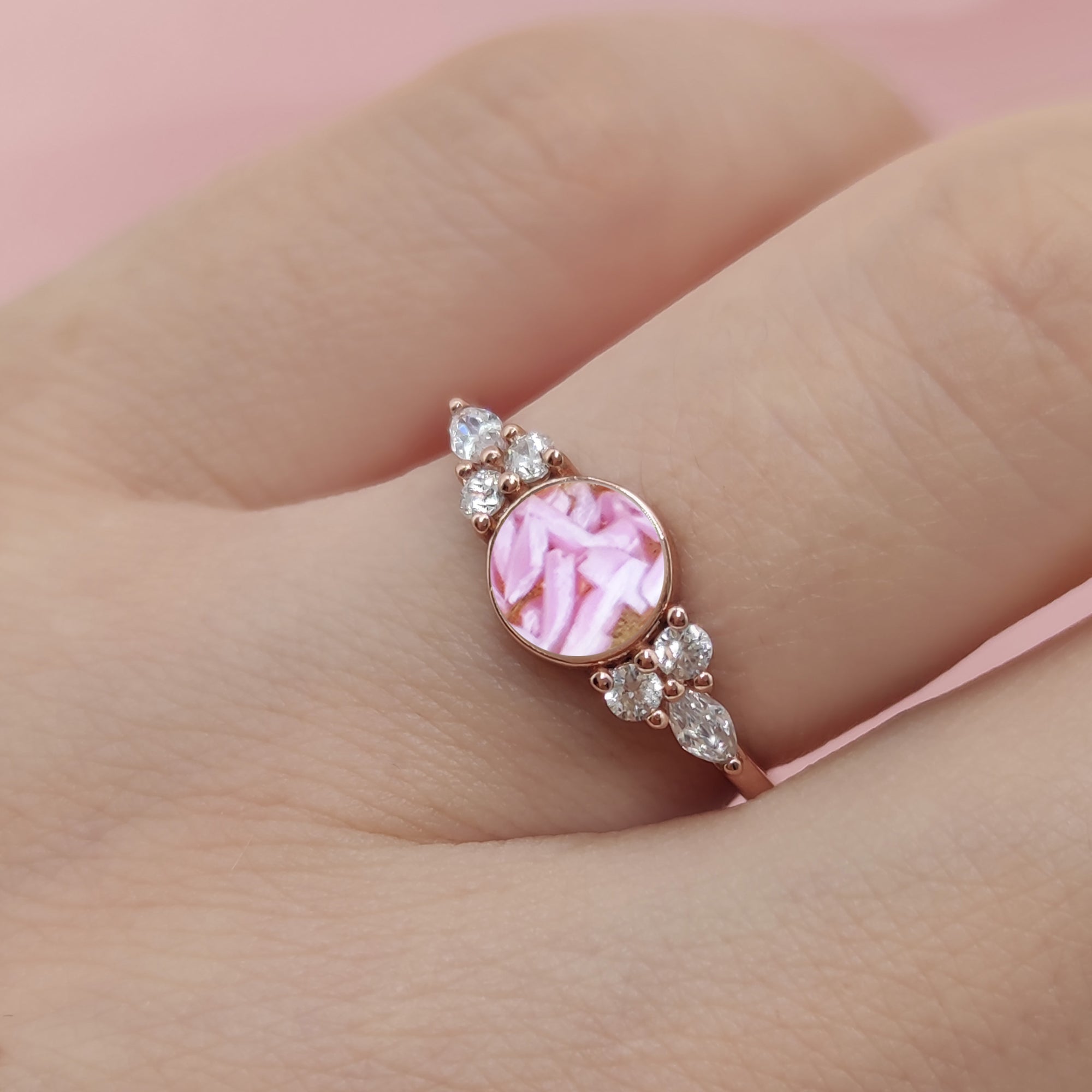 Personalized Gold Pregnancy Test Ring - LactaGems