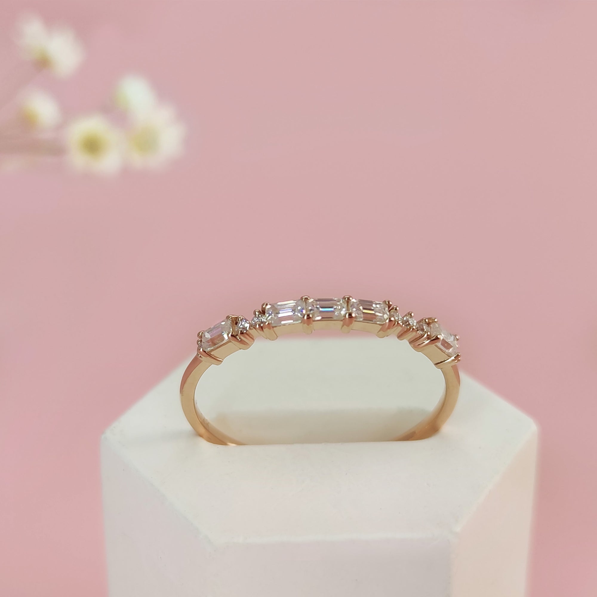 Personalized Moon Shine Ashes Ring for Lasting Memories
