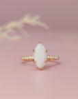 Eternal Love: Marquise Breastmilk Ring Keepsake