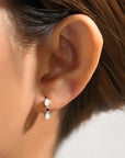 Personalized Breastmilk Earrings - Graceful Petal