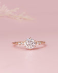 Elegant Moissanite Ashes Ring for Lasting Memories