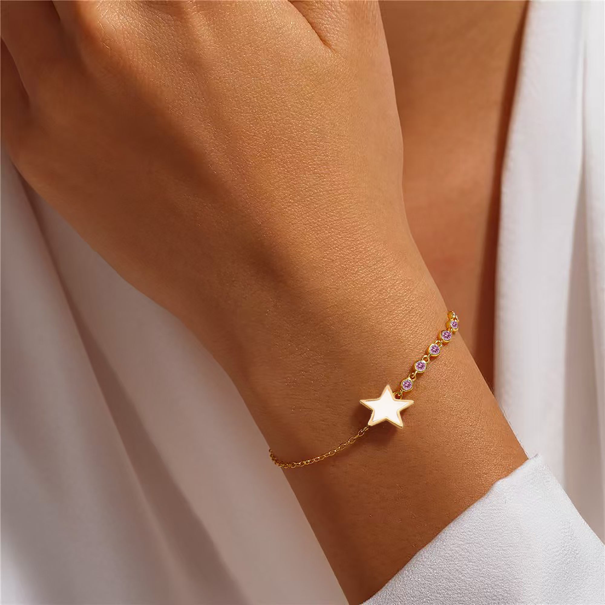Personalized Breast Milk Bracelet - Glinting Star