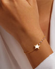 Personalized Breast Milk Bracelet - Glinting Star