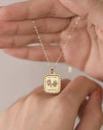 Handcrafted Gold Footprint Necklace - A Precious Keepsake
