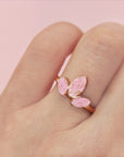 Handcrafted Clover Leaf Pregnancy Test Cap Ring