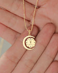 Handcrafted Gold Footprint Necklace for Cherished Memories