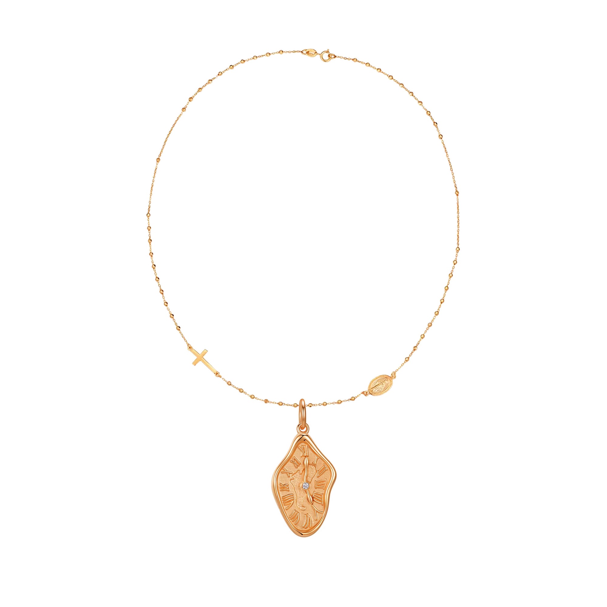 Gold Footprint Necklace: Cherish Baby's First Moments