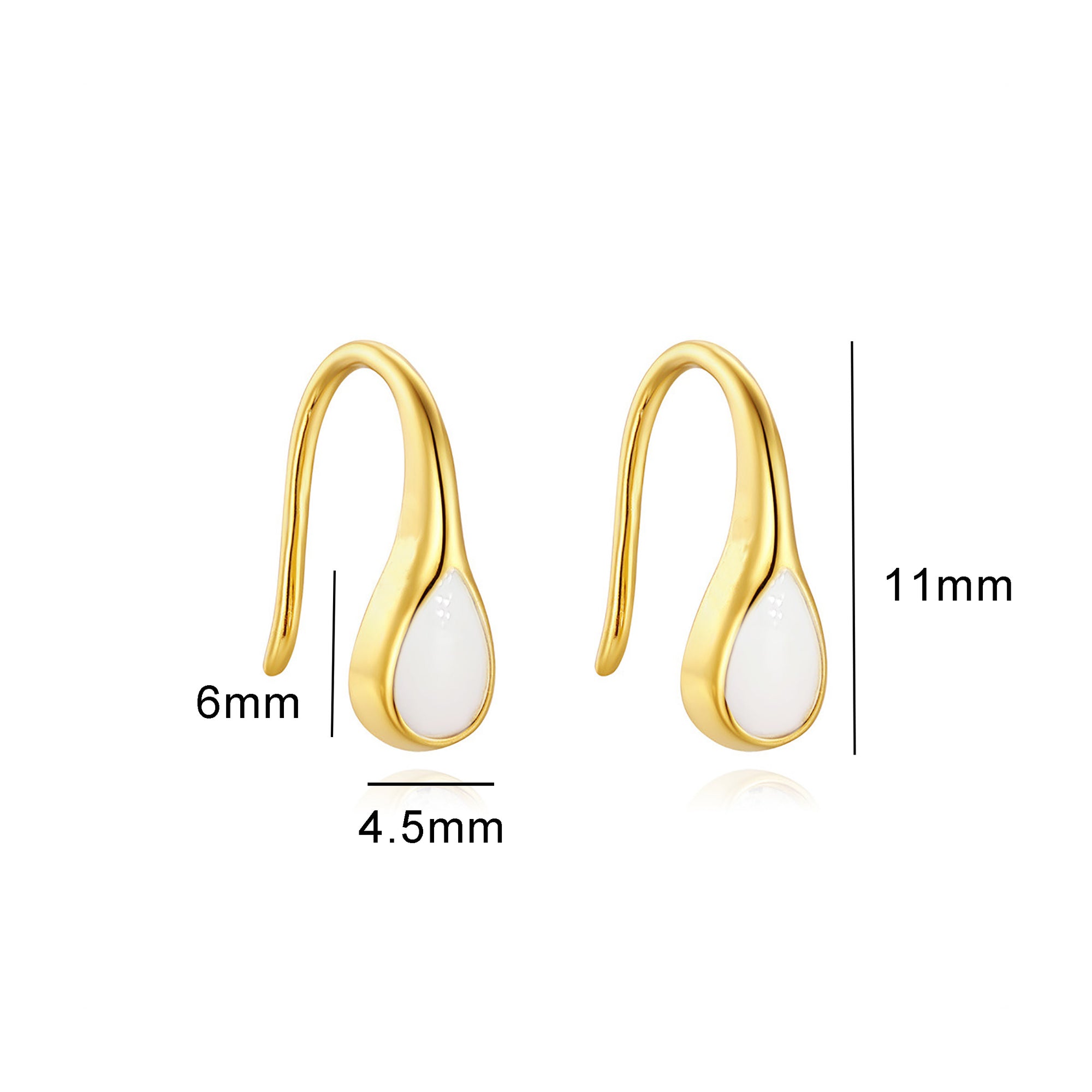 Teardrop Breastmilk Earrings: Timeless Memorial Jewelry