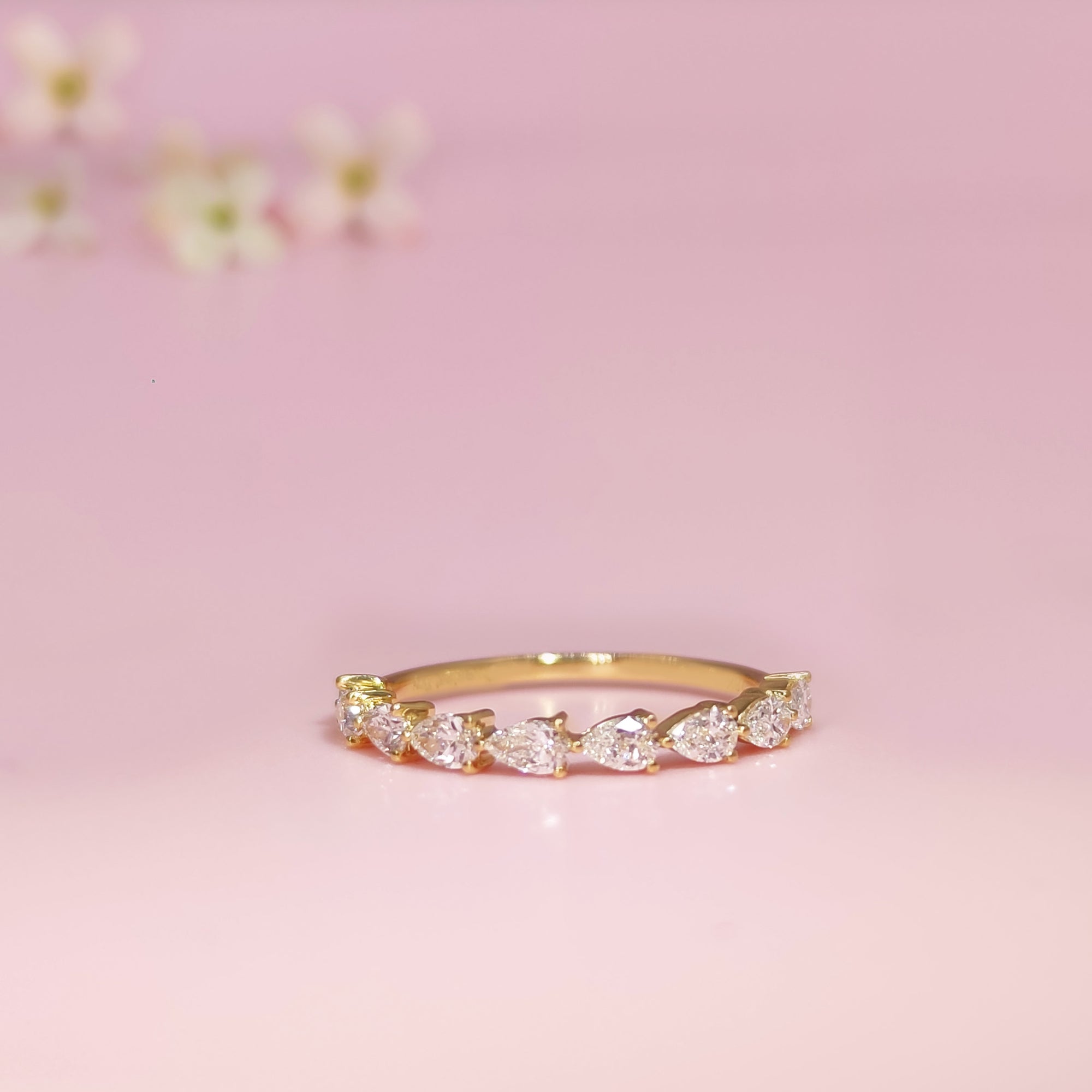 Eternal Sparkle Ashes Ring - Memorial Jewelry