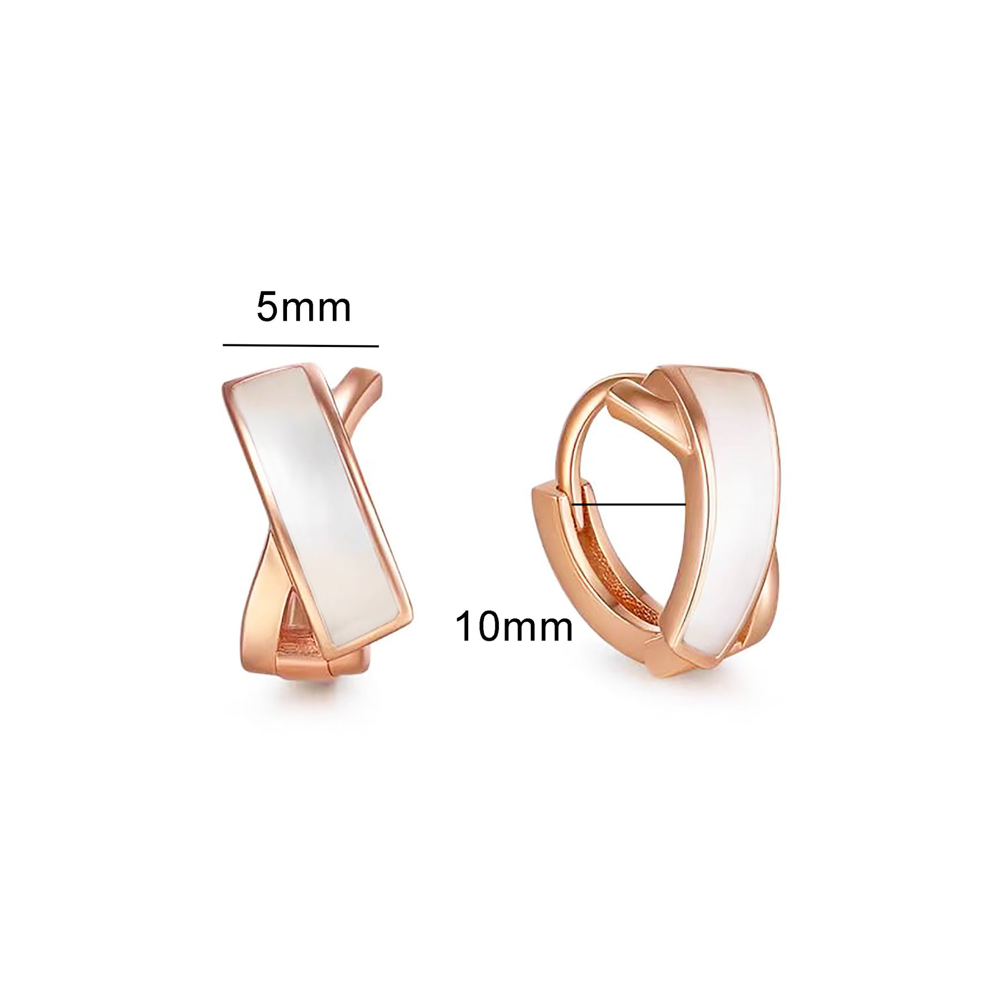 Personalized Twist of Rose Breastmilk Earrings