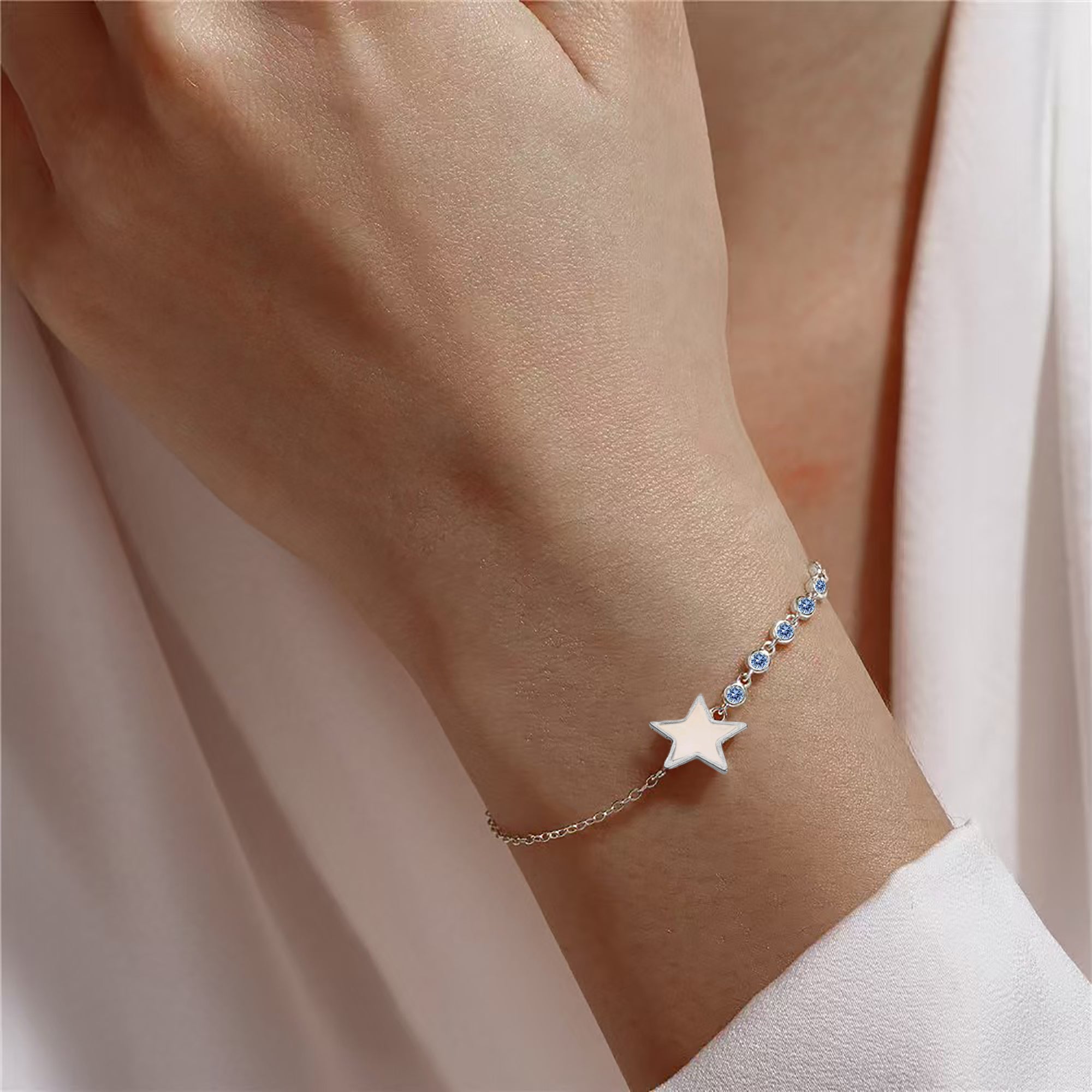 Personalized Breast Milk Bracelet - Glinting Star
