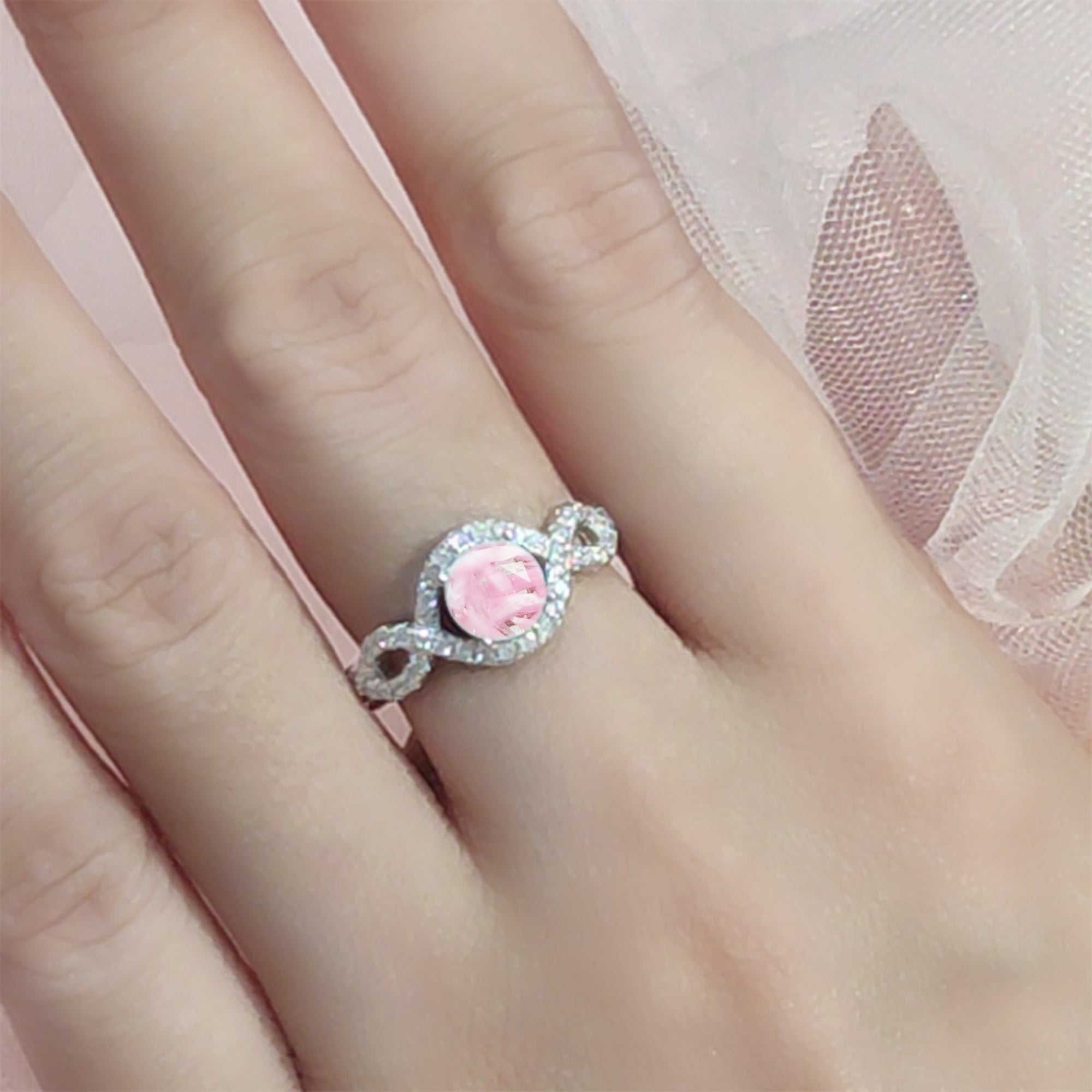 Soul Stone Elegance: A Ring of Love for New Mothers