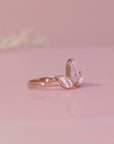 Handcrafted Clover Leaf Pregnancy Test Cap Ring