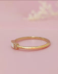 Heartfelt Gift: Solid Gold Breastmilk Ring