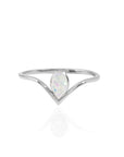 Personalized Ashes Ring: Tender Drop Keepsake