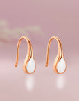 Teardrop Breastmilk Earrings: Timeless Memorial Jewelry