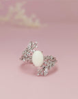 Personalized Gold Breastmilk Ring - Moonlit Grove
