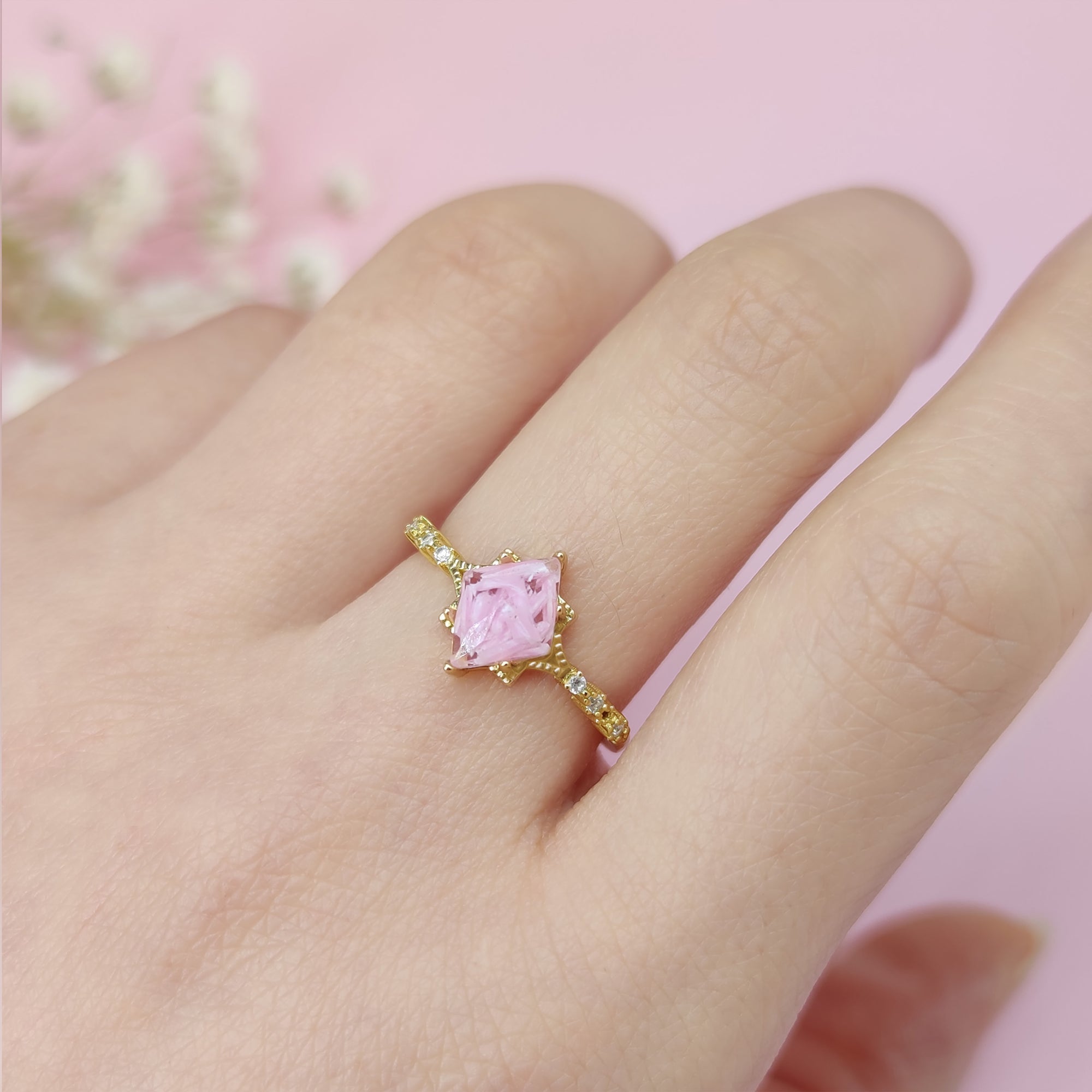 Love's Journey: Pregnancy Test Cap Keepsake Ring