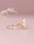 Eternal Love: Marquise Breastmilk Ring Keepsake