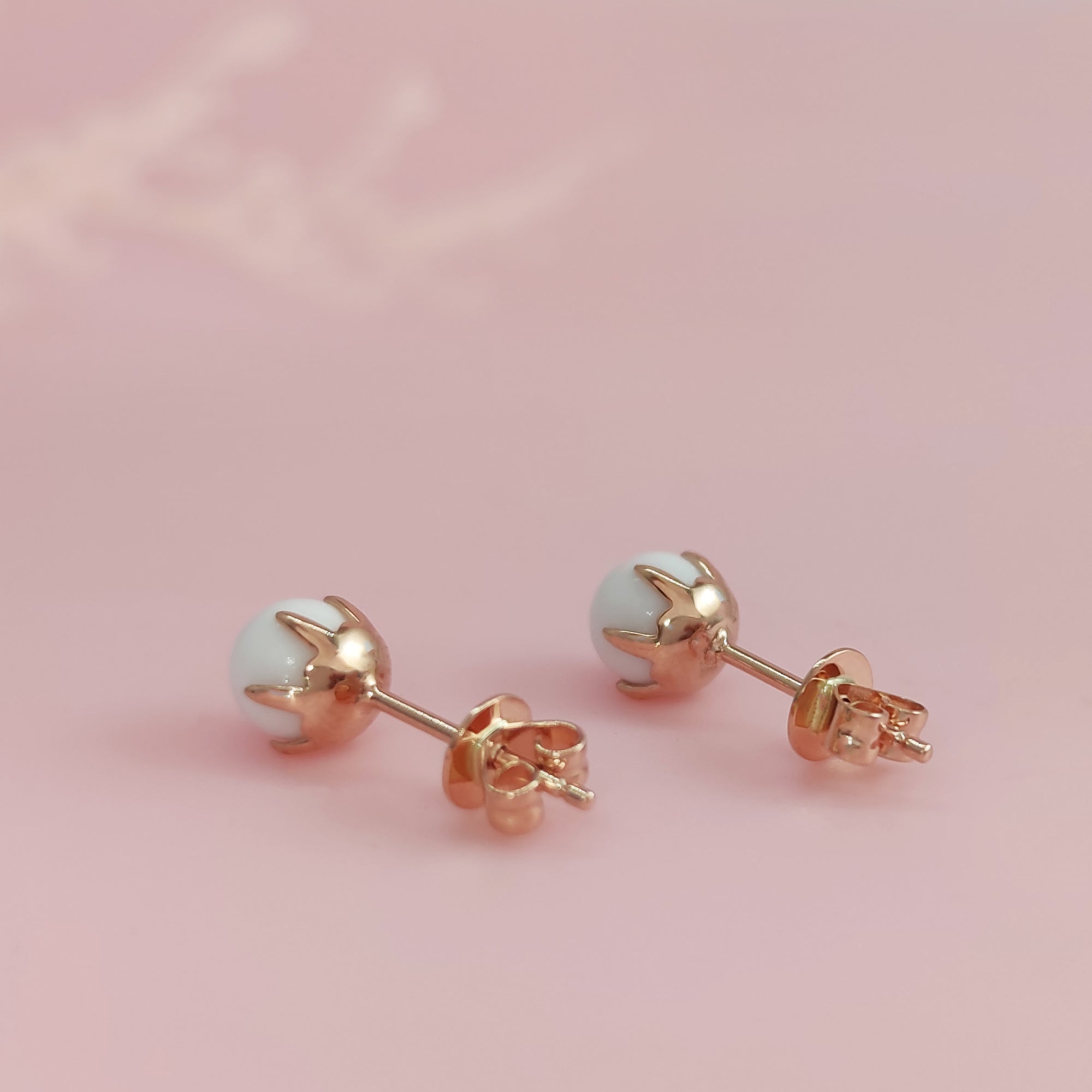 Handcrafted Pearl Embrace Breastmilk Earrings