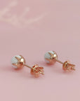 Handcrafted Pearl Embrace Breastmilk Earrings