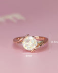 Personalized Swirl Ashes Ring for Lasting Memories