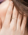 Eternal Love: Sparkling Petals Ashes Ring