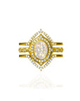 Eternal Eye Ashes Ring Set - Memorial Jewelry Keepsake