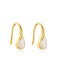 Personalized Teardrop Elegance Ashes Earrings