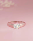 Eternal Heart: Elegant Ashes Memorial Ring