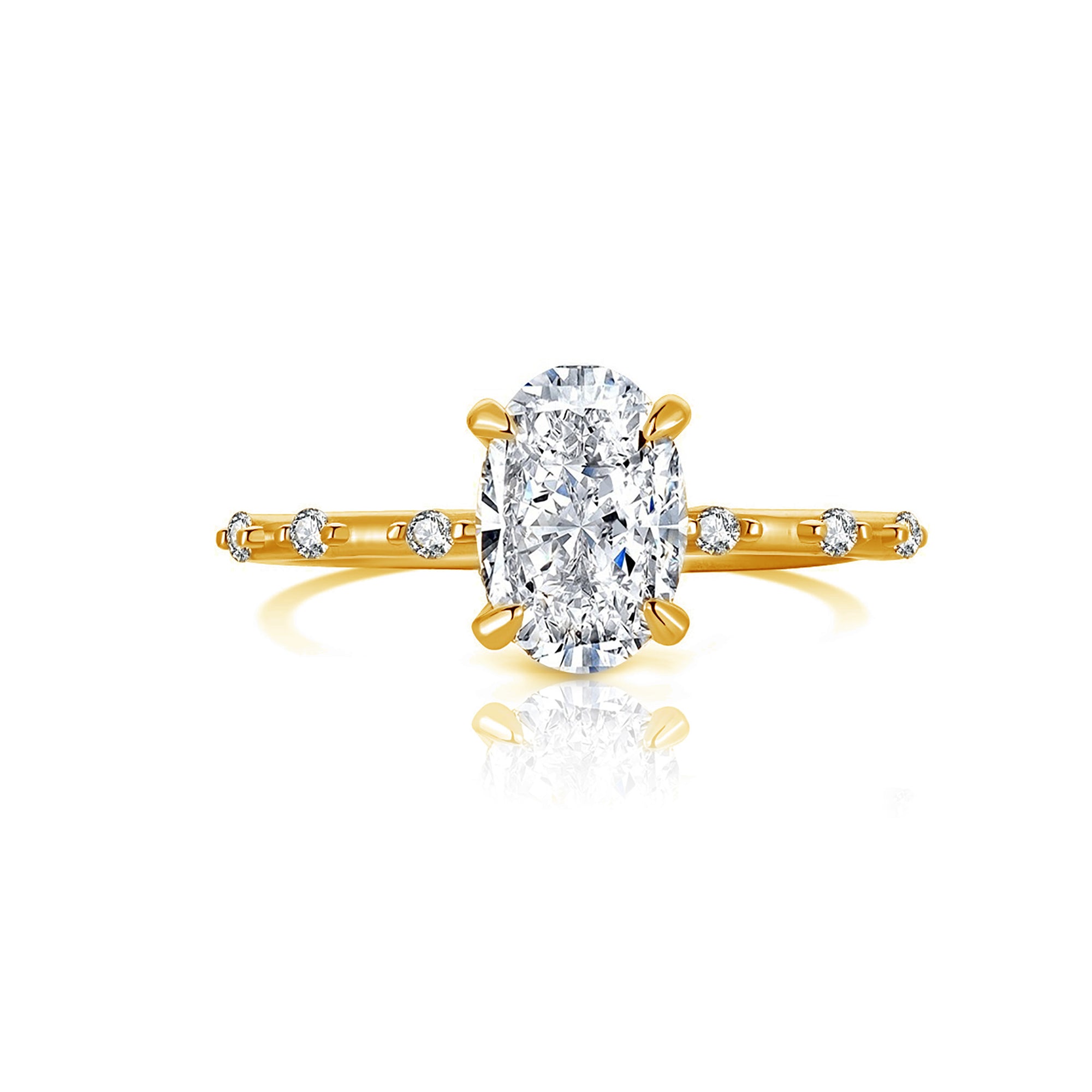 Aurora Moissanite Ashes Ring: Timeless Love Reminder