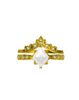 Celestial Whisper Gold Breastmilk Ring - Love Unbound