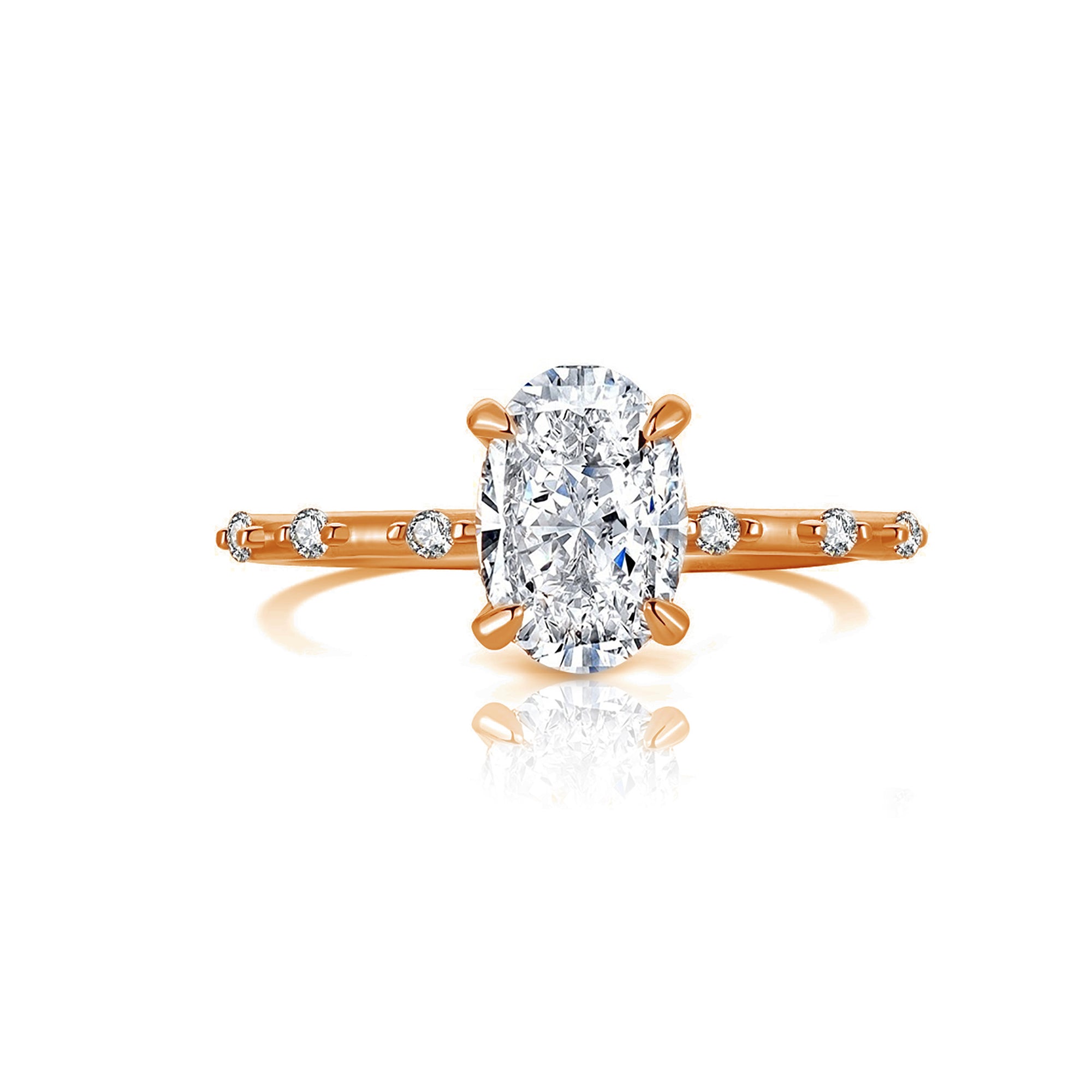 Aurora Moissanite Ashes Ring: Timeless Love Reminder