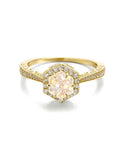 Honeycomb Grace Ashes Ring: A Love Tribute