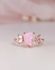Handcrafted Teardrop Pregnancy Test Ring