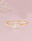 Pure Drop Ashes Ring: Love in Every Teardrop