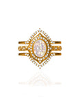Eternal Eye Ashes Ring Set - Memorial Jewelry Keepsake