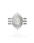 Eternal Eye Ashes Ring Set - Memorial Jewelry Keepsake