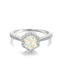 Honeycomb Grace Ashes Ring: A Love Tribute
