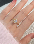 Luminous Lily Ashes Ring: Thoughtful Gift for Loved Ones