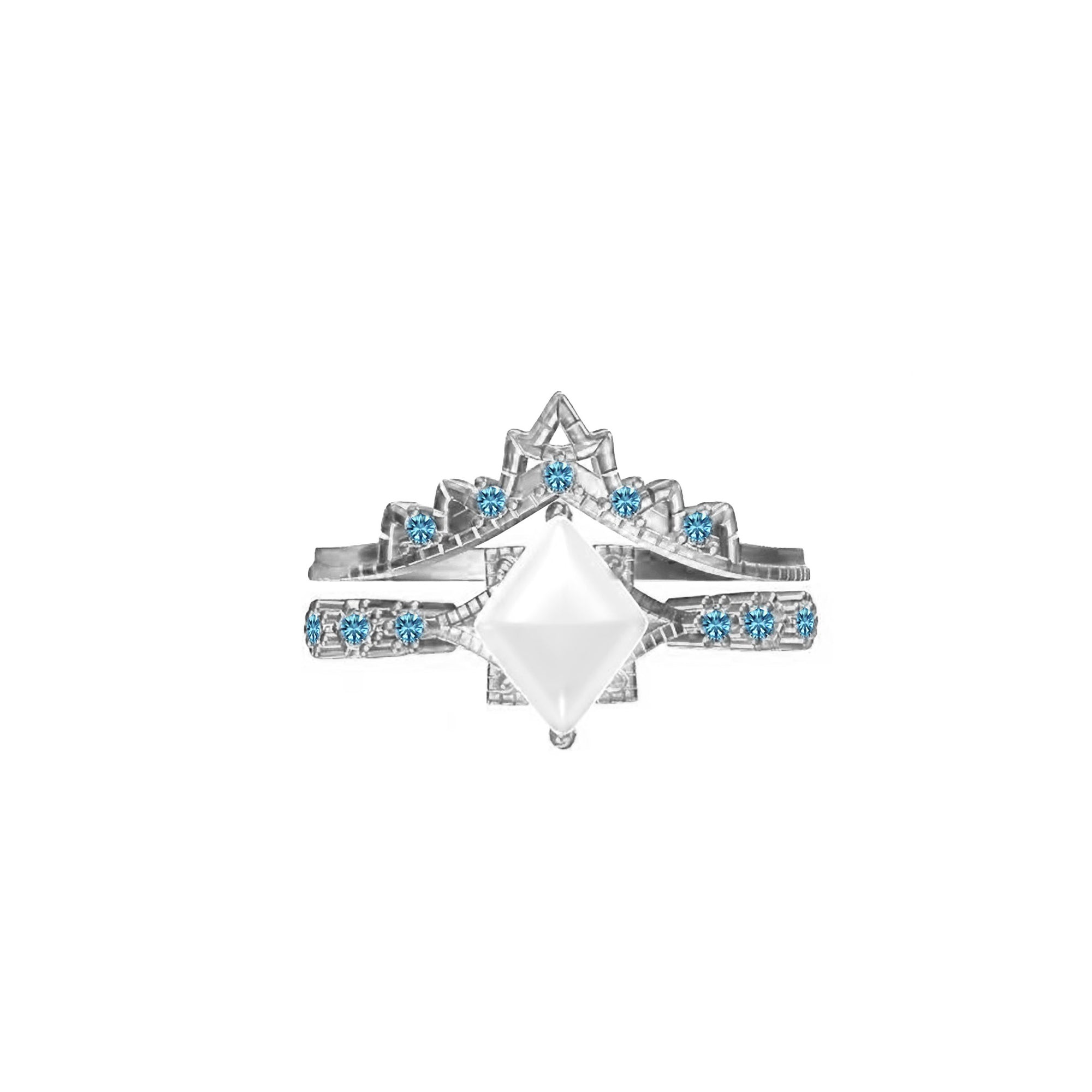 Celestial Whisper Gold Breastmilk Ring - Love Unbound