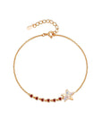 Handcrafted Ashes Bracelet - Glinting Star Design