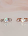 Personalized Ashes Solid Gold Ring | LactaGems