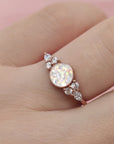 Personalized Ashes Solid Gold Ring | LactaGems