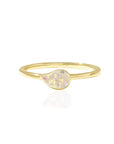 Pure Drop Ashes Ring: Love in Every Teardrop