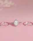 Eternal Eye Ashes Ring Set - Memorial Jewelry Keepsake